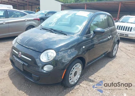 2012 Fiat 500C Pop z USA, uszkodzony, nr VIN 3C3CFFDR4CT360746